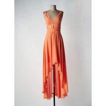 EDAS - Robe longue orange en polyester - Femme - Taille 40 - Modz