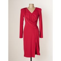 CARLA RUIZ - Robe mi-longue rouge en polyester pour femme - Taille 38 - Modz