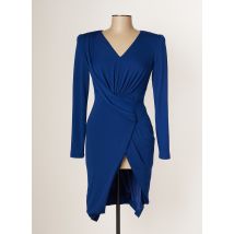 CARLA RUIZ - Robe mi-longue bleu en polyester pour femme - Taille 40 - Modz