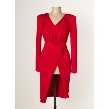 CARLA RUIZ - Robe mi-longue rouge en polyester pour femme - Taille 38 - Modz