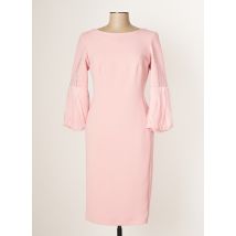 CARLA RUIZ - Robe mi-longue rose en polyester - Femme - Taille 36 - Modz