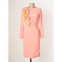 CARLA RUIZ - Robe mi-longue rose en polyester pour femme - Taille 36 - Modz