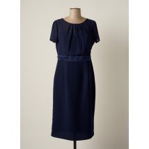 EDAS - Robe mi-longue bleu en polyester pour femme - Taille 46 - Modz