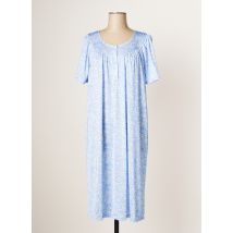 VANIA - Chemise de nuit bleu en polyester pour femme - Taille 42 - Modz