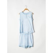 LOHE - Pyjashort bleu en coton - Femme - Taille 36 - Modz
