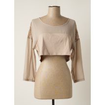 MYRINE ANTWERP - Top beige en coton - Femme - Taille 40 - Modz