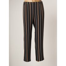 TELMAIL - Pantalon droit noir en polyester - Femme - Taille 40 - Modz