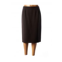 GEVANA - Jupe mi-longue marron en polyester - Femme - Taille 42 - Modz