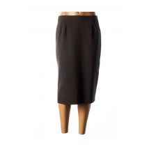 GEVANA - Jupe mi-longue marron en polyester - Femme - Taille 40 - Modz
