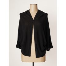 LUNA DI SETA - Gilet manches longues noir en soie - Femme - Taille 38 - Modz