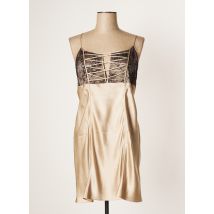 LUNA DI SETA - Nuisette/combinette beige en soie - Femme - Taille 38 - Modz