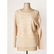 OSCALITO - Top beige en laine - Femme - Taille 40 - Modz
