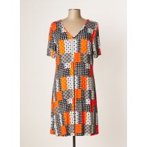 ROSCH CREATIVE CULTURE - Robe mi-longue orange en viscose - Femme - Taille 42 - Modz