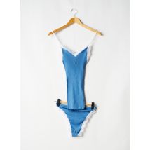 OSCALITO - Pyjama bleu en coton - Femme - Taille 44 - Modz