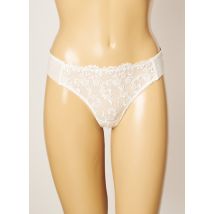 WACOAL - Tanga beige en polyester - Femme - Taille 38 - Modz