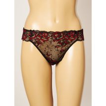 MILLESIA - Tanga noir en polyamide - Femme - Taille 42 - Modz