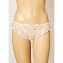 MILLESIA - Tanga beige en polyester - Femme - Taille 40 - Modz