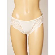MILLESIA - Tanga beige en polyamide - Femme - Taille 42 - Modz