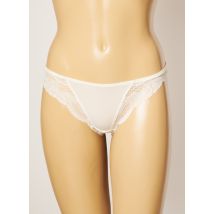 MILLESIA - Tanga beige en polyamide - Femme - Taille 36 - Modz
