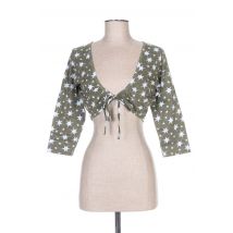 VENCA - Boléro vert en coton - Femme - Taille 34 - Modz