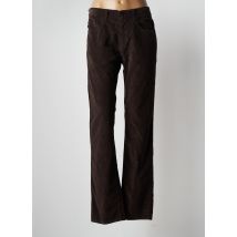 JUST CAVALLI - Pantalon droit marron en coton - Homme - Taille W36 - Modz
