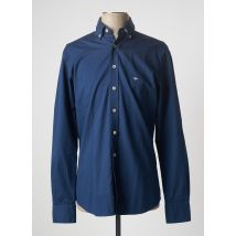 FYNCH-HATTON - Chemise manches longues bleu en coton - Homme - Taille S - Modz