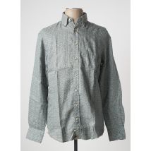 FYNCH-HATTON - Chemise manches longues vert en lin - Homme - Taille S - Modz