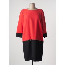 ELEONORA AMADEI - Robe mi-longue rouge en polyester - Femme - Taille 42 - Modz