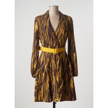 EDAS - Robe mi-longue marron en polyester - Femme - Taille 42 - Modz