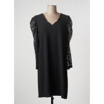 CHARMING GIRL - Robe mi-longue noir en polyester - Femme - Taille 40 - Modz