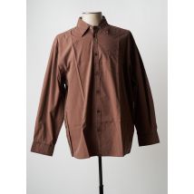 PIONIER CHEMISES HOMME DE COULEUR MARRON - Grande Taille