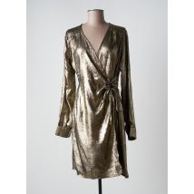 CHARMING GIRL - Robe mi-longue jaune en polyester - Femme - Taille 36 - Modz