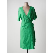 ONLY CARMAKOMA - Robe mi-longue vert en coton pour femme - Taille 42 - Modz