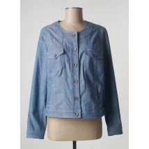 PAUPORTÉ - Veste casual bleu en coton - Femme - Taille 48 - Modz