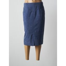 WEINBERG - Jupe mi-longue bleu en polyester - Femme - Taille 40 - Modz