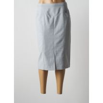 PRETENDANCE - Jupe mi-longue gris en polyester - Femme - Taille 48 - Modz