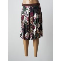 TERRE DE FÉES - Jupe mi-longue marron en viscose - Femme - Taille 38 - Modz