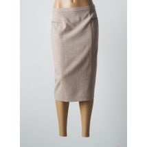 WEINBERG - Jupe mi-longue beige en polyester - Femme - Taille 40 - Modz