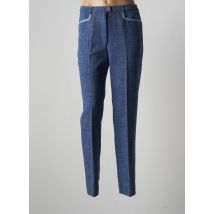 SOLRIEU - Pantalon droit bleu en polyester - Femme - Taille 38 - Modz