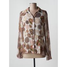 PAZ TORRAS - Chemisier marron en polyester - Femme - Taille 42 - Modz