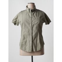 LUCCHINI - Chemisier vert en coton - Femme - Taille 46 - Modz