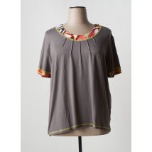 UNO PIU - Top gris en viscose - Femme - Taille 50 - Modz