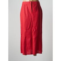 RÉSONANCES - Jupe longue rouge en lin - Femme - Taille 40 - Modz