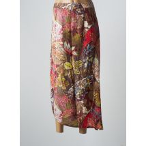 RÉSONANCES - Jupe longue rouge en lin - Femme - Taille 38 - Modz