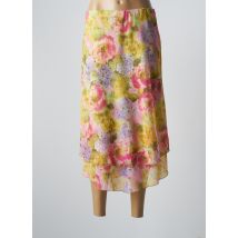 GLÄSER - Jupe mi-longue jaune en polyester - Femme - Taille 40 - Modz