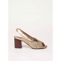 SÉZANE - Sandales/Nu pieds or en cuir - Femme - Taille 36 - Modz