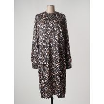 GEISHA - Robe mi-longue noir en viscose - Femme - Taille 36 - Modz