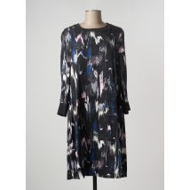 S.OLIVER - Robe mi-longue noir en viscose - Femme - Taille 38 - Modz