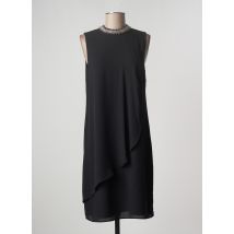 S.OLIVER - Robe mi-longue noir en polyester - Femme - Taille 38 - Modz