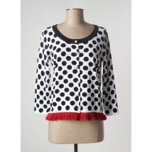 Z.O.E (ZONE OF EMBROIDERED) - Gilet manches longues blanc en viscose - Femme - Taille 36 - Modz